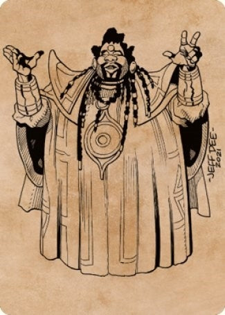 Alaundo the Seer Art Card (61) [Art Series: Commander Legends: Battle for Baldur's Gate]