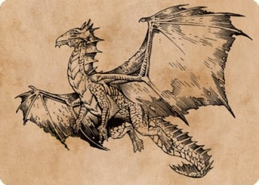 Image for Ancient Bronze Dragon Art Card (58/81) (58) [Art Series: Commander Legends: Battle for Baldur's Gate]