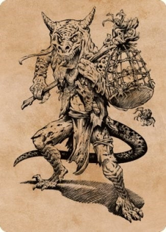Image for Taunting Kobold Art Card (57) [Art Series: Commander Legends: Battle for Baldur's Gate]