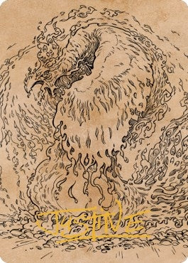 Image for Nemesis Phoenix Art Card (Gold-Stamped Signature) (56) (Art Series: Commander Legends: Battle for Baldur's Gate) (ASCLB) - Magic: The Gathering