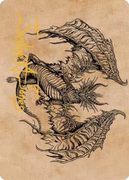 Image for Ganax, Astral Hunter Art Card (Gold-Stamped Signature) (53) [Art Series: Commander Legends: Battle for Baldur's Gate]