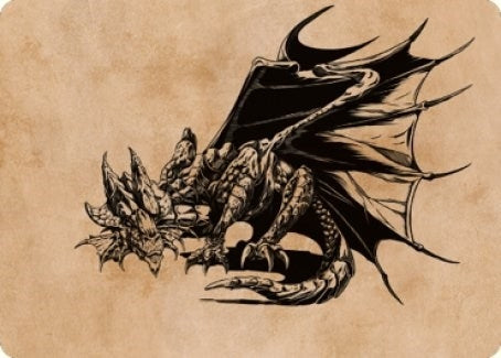 Image for Ancient Copper Dragon Art Card (52/81) (52) [Art Series: Commander Legends: Battle for Baldur's Gate]