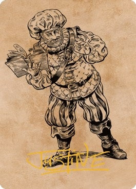 Image for Volo, Itinerant Scholar Art Card (Gold-Stamped Signature) (48) [Art Series: Commander Legends: Battle for Baldur's Gate]
