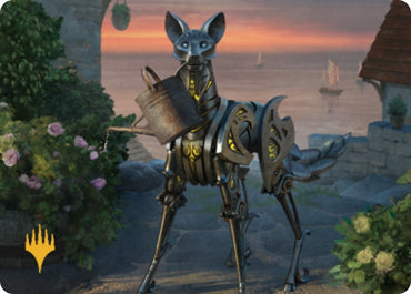 Image for Clockwork Fox Art Card (Gold-Stamped) (43) [Art Series: Commander Legends: Battle for Baldur's Gate]
