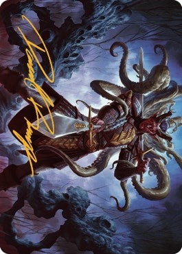 Image for Zevlor, Elturel Exile Art Card (42/81) (Gold-Stamped Signature) (42) [Art Series: Commander Legends: Battle for Baldur's Gate]