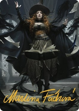 Image for Tasha, the Witch Queen Art Card (41/81) (Gold-Stamped Signature) (41) (Art Series: Commander Legends: Battle for Baldur's Gate) (ASCLB) - Magic: The Gathering