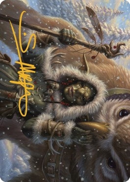 Image for Owlbear Shepherd Art Card (Gold-Stamped Signature) (35) [Art Series: Commander Legends: Battle for Baldur's Gate]