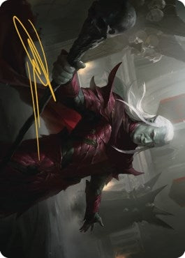 Image for Baeloth Barrityl, Entertainer Art Card (Gold-Stamped Signature) (33) [Art Series: Commander Legends: Battle for Baldur's Gate]