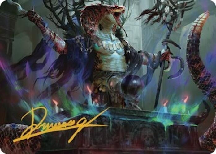 Image for Sivriss, Nightmare Speaker Art Card (32/81) (Gold-Stamped Signature) (32) (Art Series: Commander Legends: Battle for Baldur's Gate) (ASCLB) - Magic: The Gathering