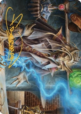 Image for Renari, Merchant of Marvels Art Card (Gold-Stamped Signature) (30) [Art Series: Commander Legends: Battle for Baldur's Gate]