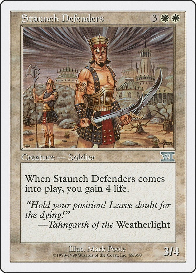 Image for Staunch Defenders (45) [Classic Sixth Edition]