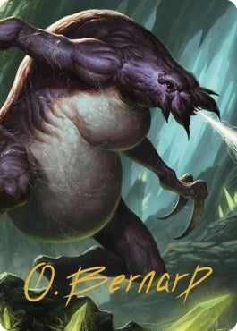 Image for Ettercap Art Card (Gold-Stamped Signature) (14) [Art Series: Commander Legends: Battle for Baldur's Gate]