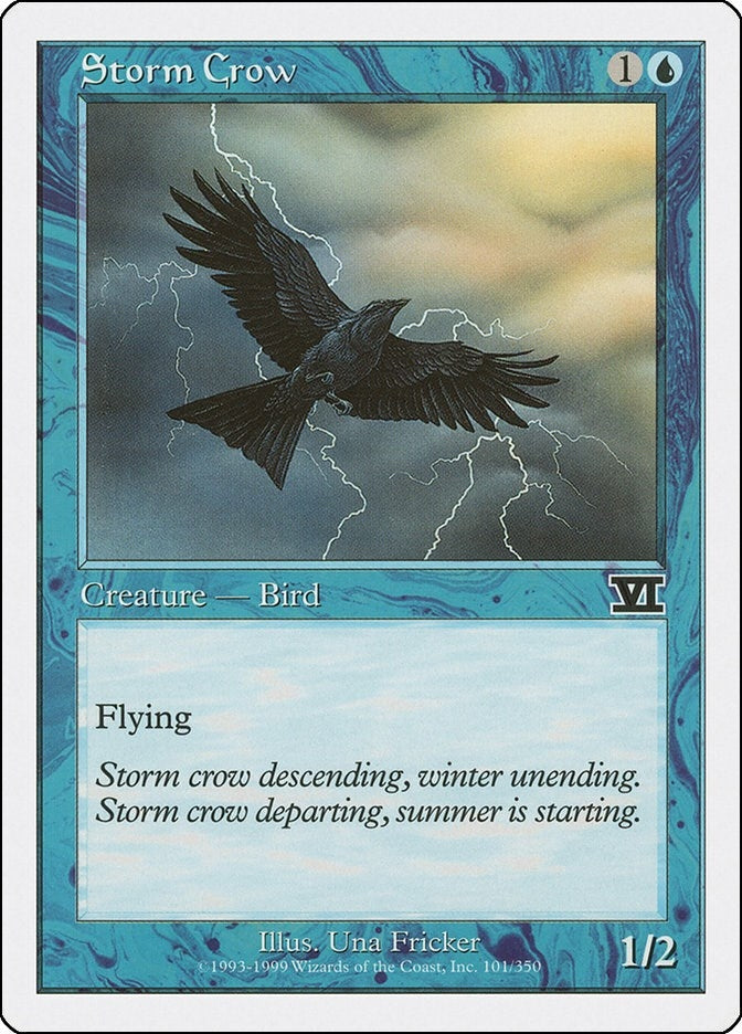 Image for Storm Crow (101) - Magic: The Gathering