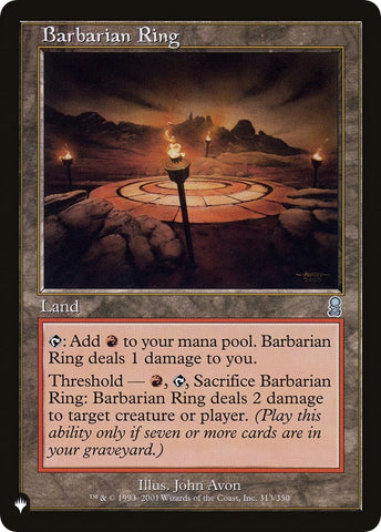 Image for Barbarian Ring (313) [The List Reprints]