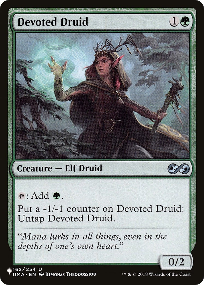 Image for Devoted Druid (UMA) (162) [The List Reprints]