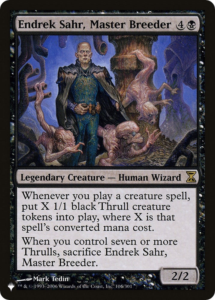 Image for Endrek Sahr, Master Breeder (106) [The List Reprints]