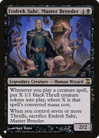 Image for Endrek Sahr, Master Breeder (106) [The List Reprints]