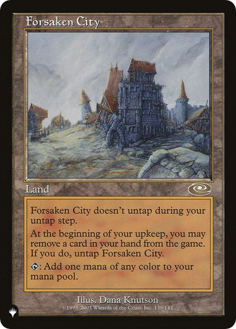 Image for Forsaken City (139) [The List Reprints]