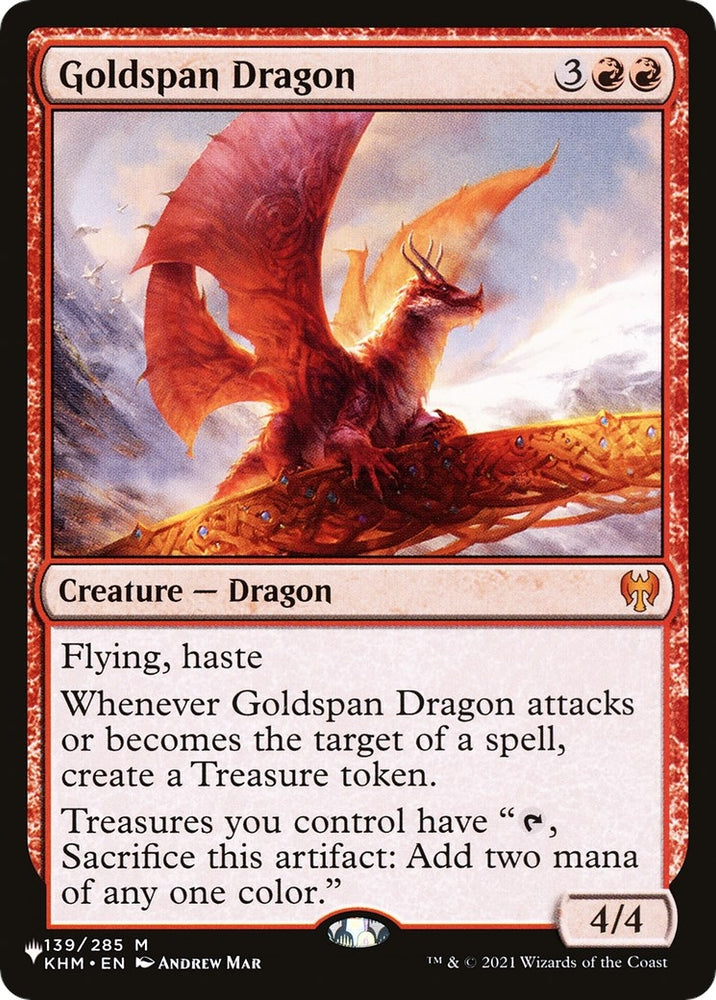 Image for Goldspan Dragon (139) [The List Reprints]