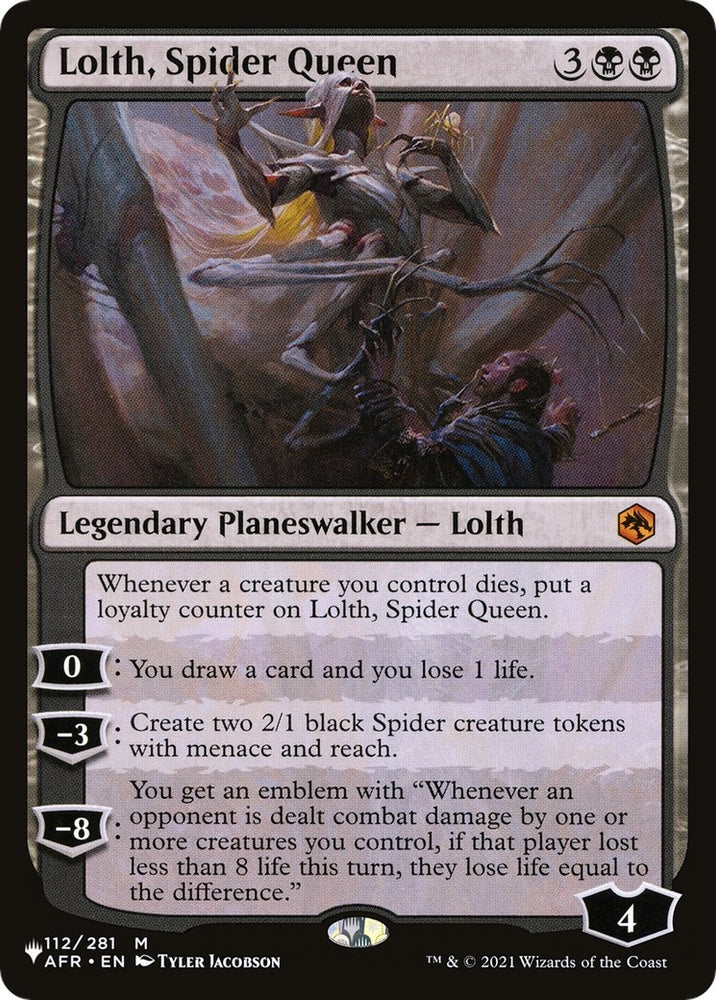 Image for Lolth, Spider Queen (112) [The List Reprints]