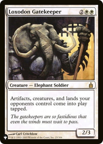 Image for Loxodon Gatekeeper (25) [The List Reprints]
