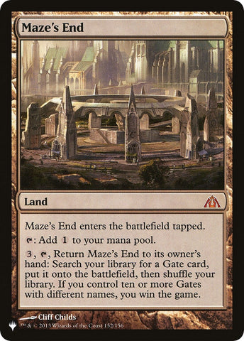 Image for Maze's End (152) [The List Reprints]