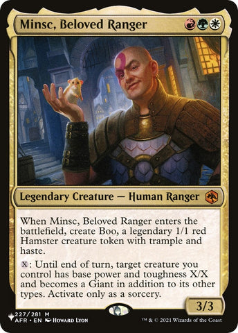 Image for Minsc, Beloved Ranger (227) [The List Reprints]