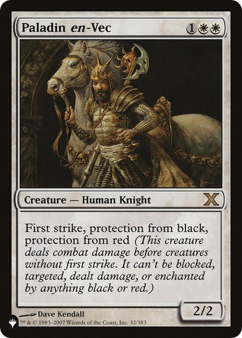 Image for Paladin en-Vec (32) [The List Reprints]