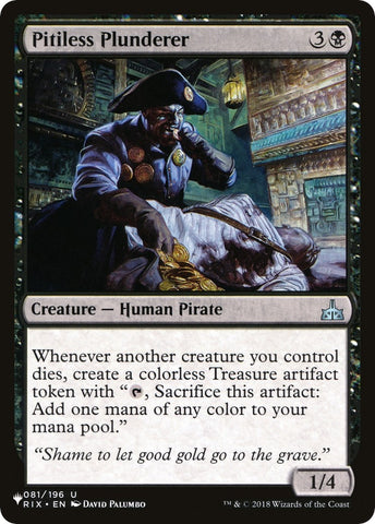 Image for Pitiless Plunderer (81) [The List Reprints]