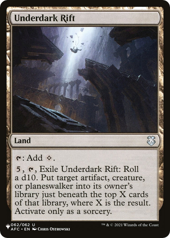 Image for Underdark Rift (62) [The List Reprints]