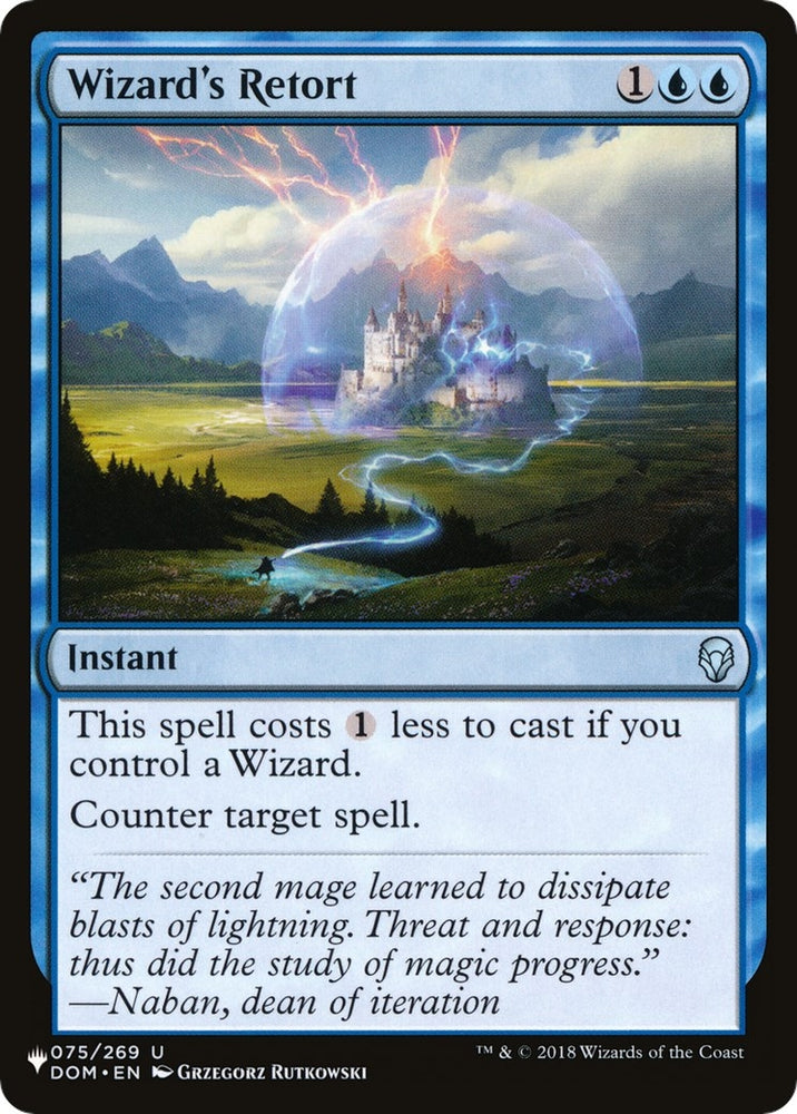 Image for Wizard's Retort (75) [The List Reprints]