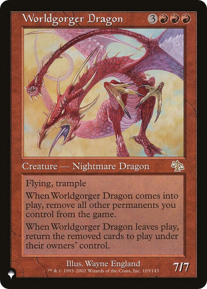 Image for Worldgorger Dragon (103) [The List Reprints]