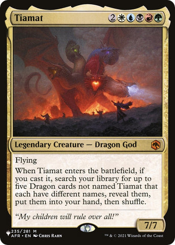 Image for Tiamat (235) [The List Reprints]