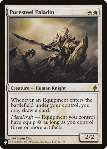 Image for Puresteel Paladin (20) [The List Reprints]