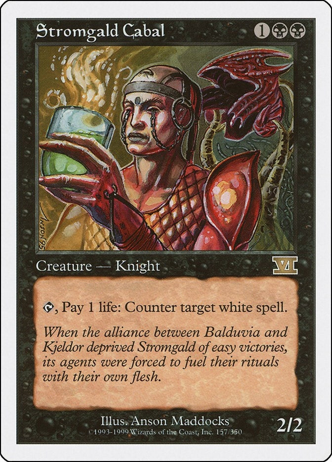 Image for Stromgald Cabal (157) - Magic: The Gathering