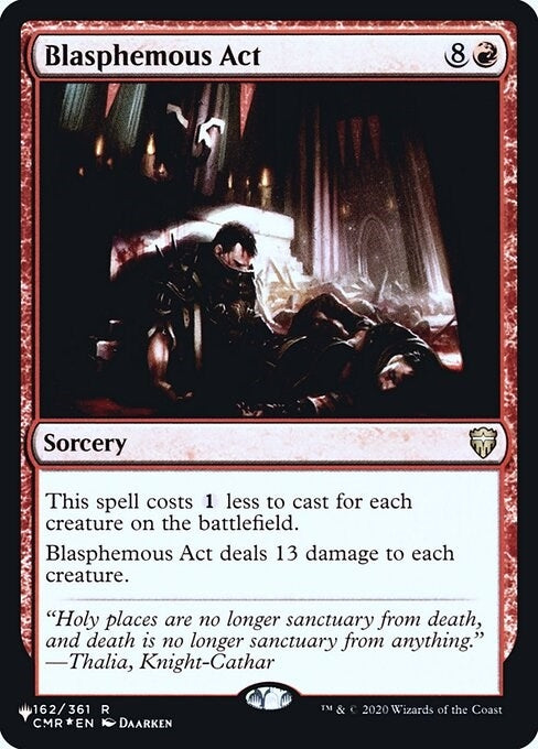 Image for Blasphemous Act (162) [The List Reprints]