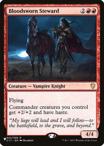 Image for Bloodsworn Steward (22) [The List Reprints]