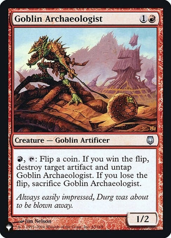Image for Goblin Archaeologist (63) [The List Reprints]