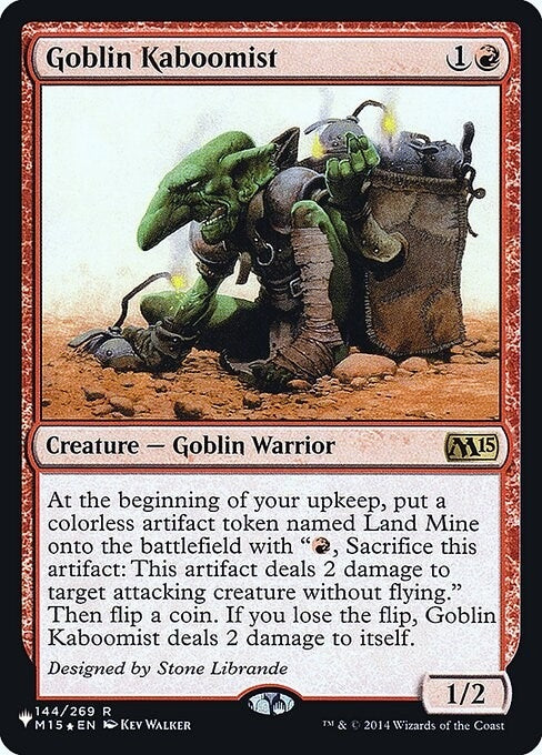 Image for Goblin Kaboomist (144) [The List Reprints]