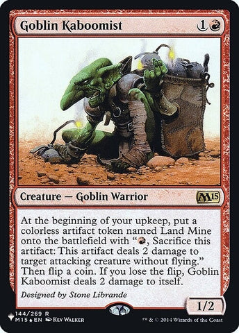 Image for Goblin Kaboomist (144) [The List Reprints]
