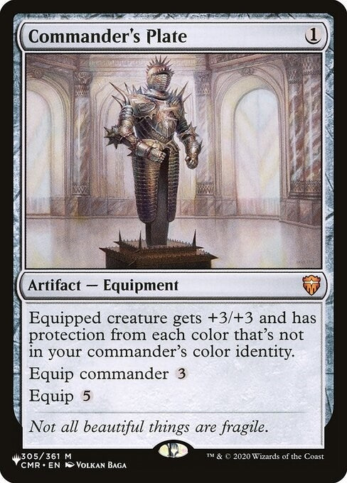 Image for Commander's Plate (305) [The List Reprints]