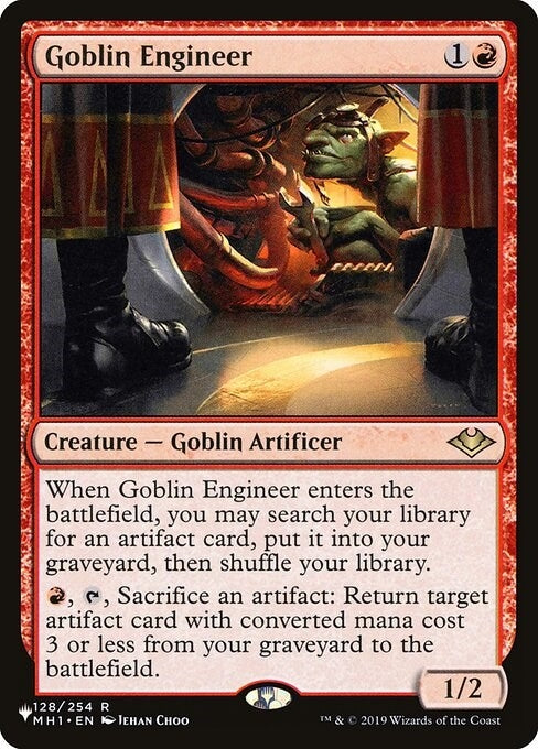 Image for Goblin Engineer (128) [The List Reprints]