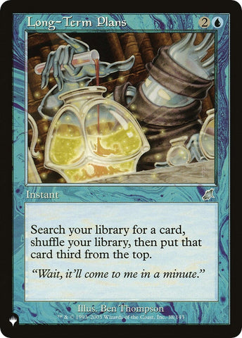 Image for Long-Term Plans (38) [The List Reprints]