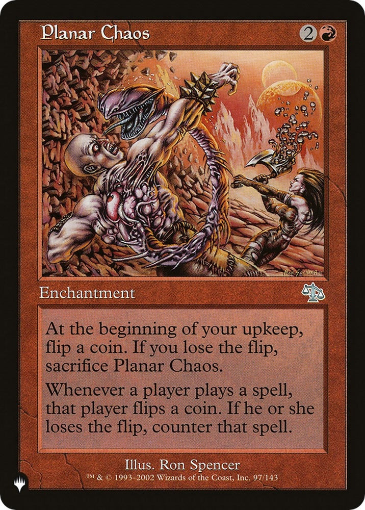 Image for Planar Chaos (97) [The List Reprints]