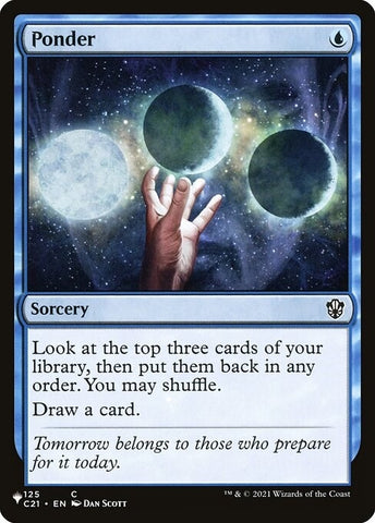 Image for Ponder (125) [The List Reprints]