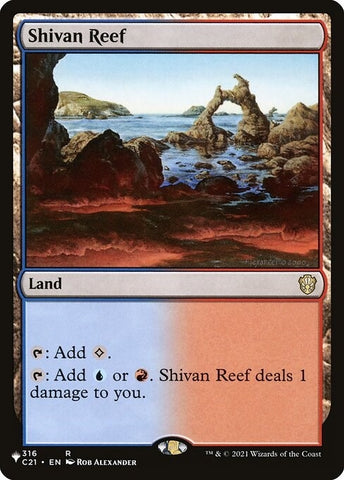 Image for Shivan Reef (316) [The List Reprints]