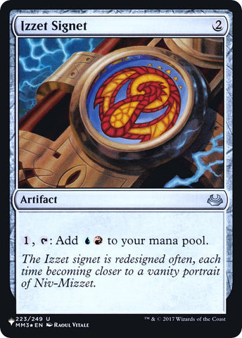 Image for Izzet Signet (223) [The List Reprints]