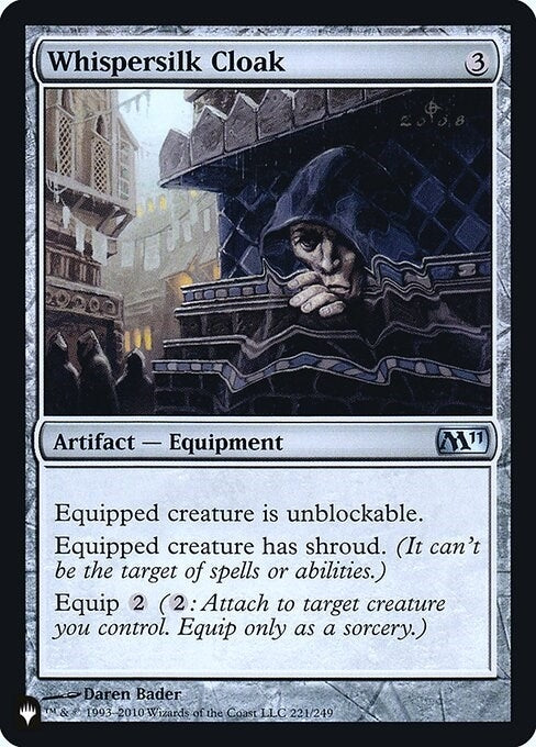 Image for Whispersilk Cloak (M11) (221) [The List Reprints]