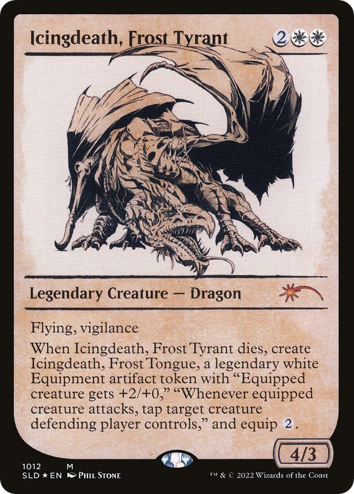 Image for Icingdeath, Frost Tyrant (Showcase) (1012) [Secret Lair Drop Series]