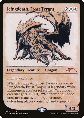 Image for Icingdeath, Frost Tyrant (Showcase) (1012) [Secret Lair Drop Series]